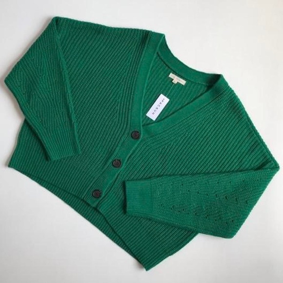Pacsun Green Knit Cardigan - Picture 4 of 4